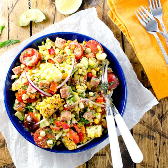 Grilled Corn and Avocado Salad - Recipe photo by The Endless Meal