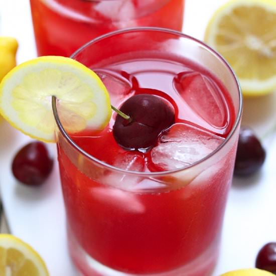 Cherry Lemonade - Recipe photo by ashleymarieskitchen