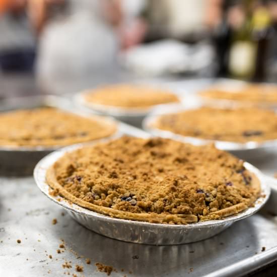 Blueberry Ginger Pie - Recipe photo by whiskeyandsoba