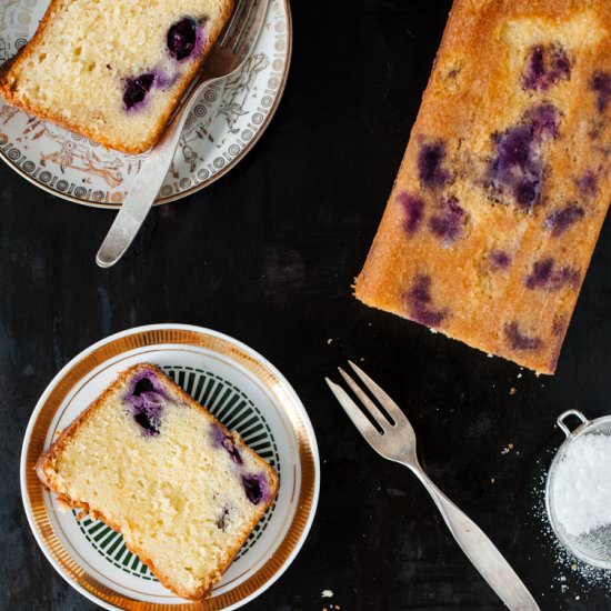 Blueberry Pound Cake - Recipe photo by trickytine
