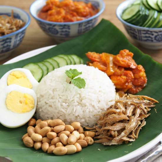 Nasi Lemak - Recipe photo by Bake With Paws