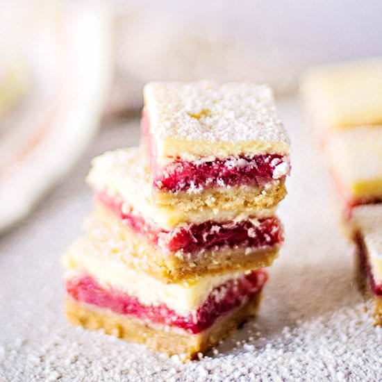 Rhubarb Bars - Recipe photo by Adore Foods