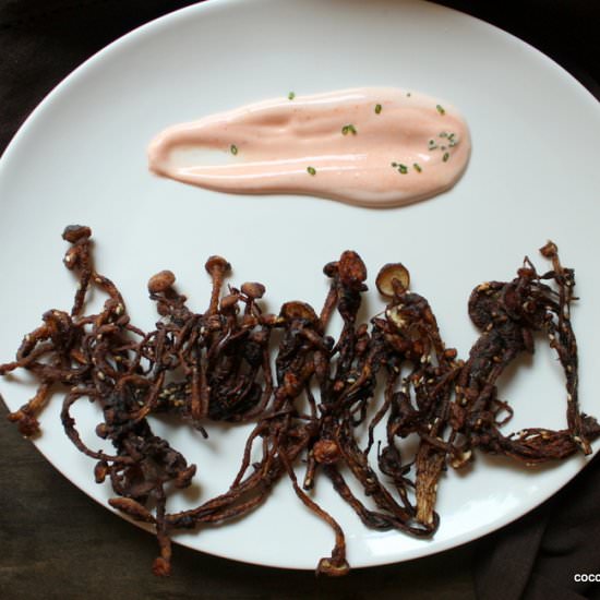 Deep-fried Enoki Mushroom - Recipe photo by coconutcraze