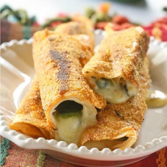 Chile Relleno Flautas - Recipe photo by cdenney92