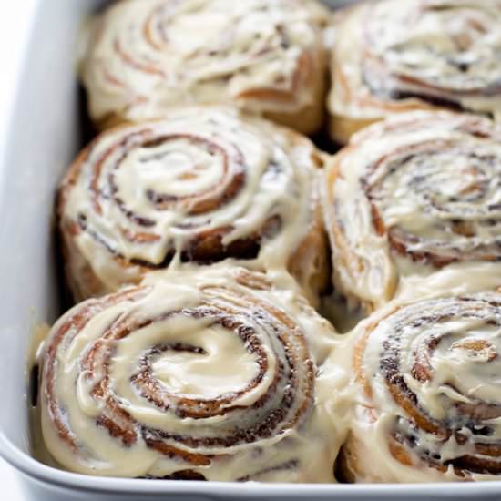 Coffee Cinnamon Rolls - Recipe photo by sweetasacookie