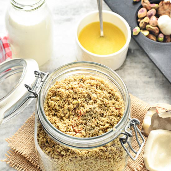 Dry Fruit Powder Mix - Recipe photo by cubesnjuliennes