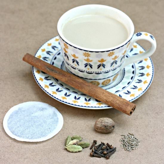 Authentic Indian Chai Tea - Recipe photo by SewCreativeBlog