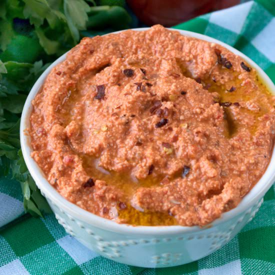 Spicy Romesco Sauce - Recipe photo by plaidandpaleo