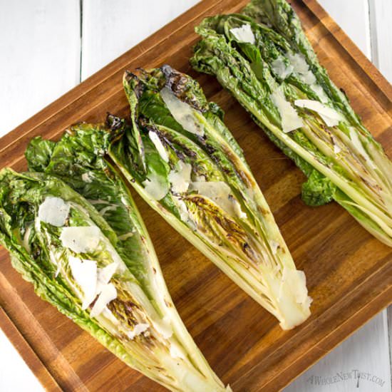Grilled Caesar Salad - Recipe photo by awholenewtwist.com