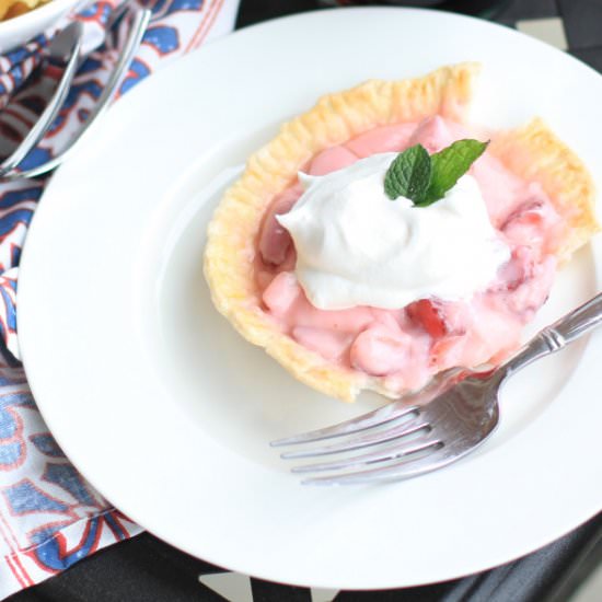 Strawberry Creme Pie - Recipe photo by asouthernmother
