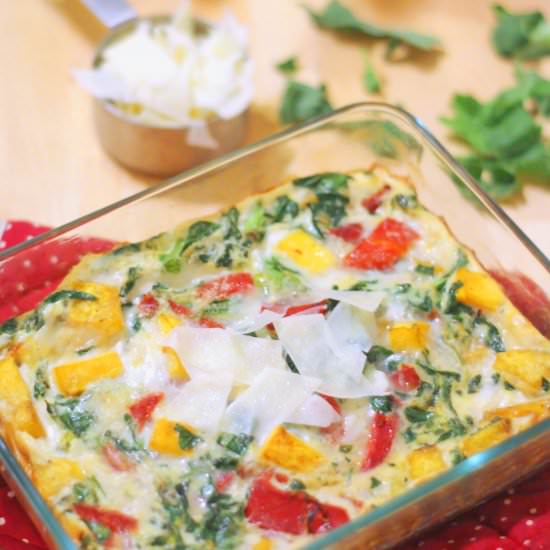 Skinny Kale & Squash Frittata - Recipe photo by bitsofumami