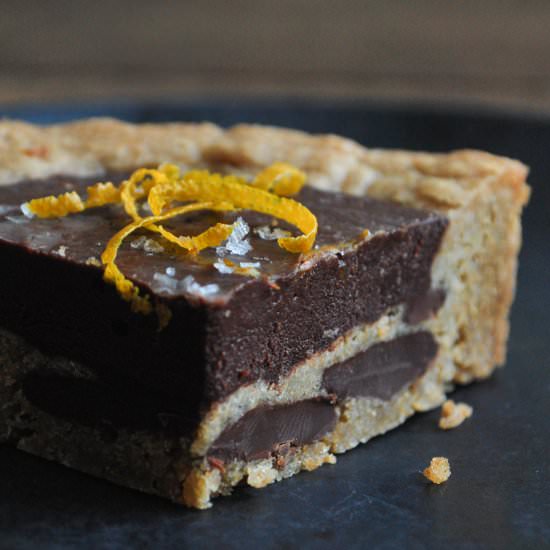 Habanero & Orange Ganache Tart - Recipe photo by drumbeets