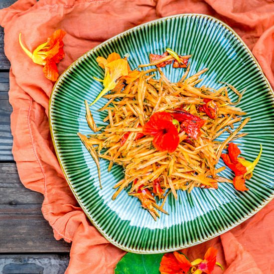 Carrot And Dill Salad With Nasturti - Recipe photo by debbiebwolfe