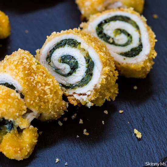 Baked Chicken Rollatini w/ Spinach - Recipe photo by skinnyms