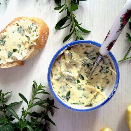 Herb Garlic Butter - Recipe photo by adinutza