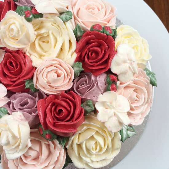 Swiss Meringue Buttercream - Recipe photo by fatsxglory