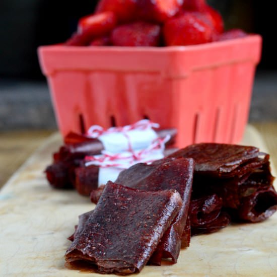 Strawberry-Mango Fruit Leather - Recipe photo by westoftheloop