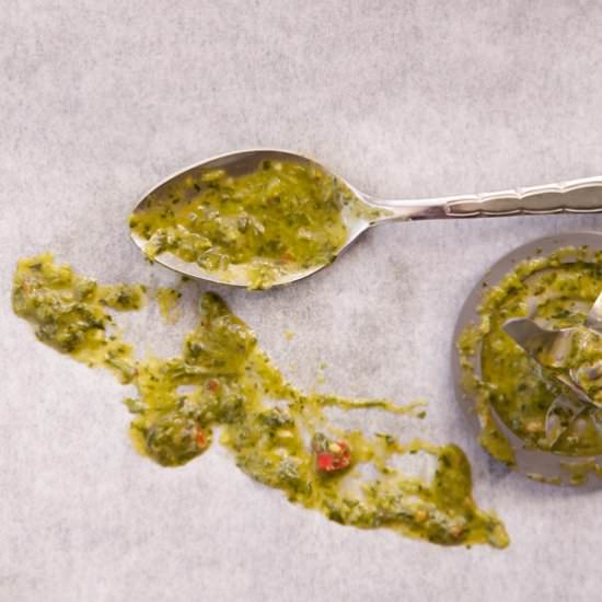 Chimichurri in a Hurry - Recipe photo by flavorrd