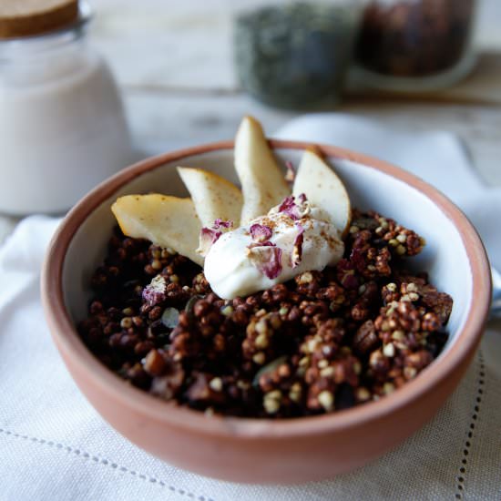 Buckwheat Choc-Granola - Recipe photo by A Conscious Collection