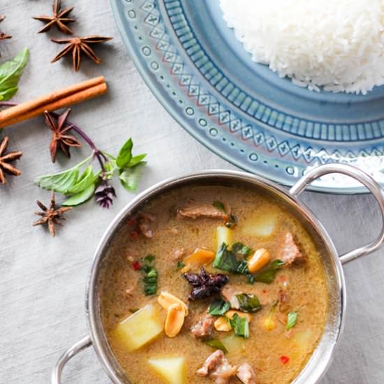 Massaman Curry with Beef - Recipe photo by wrightfamilytable