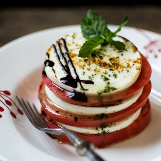 Manouri salad with mint dressing - Recipe photo by veselina zheleva