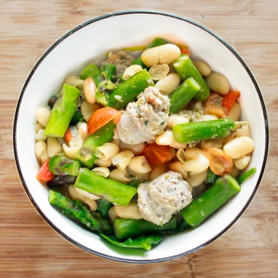 Sausage & Bean Bowl - Recipe photo by farmraisedcooking