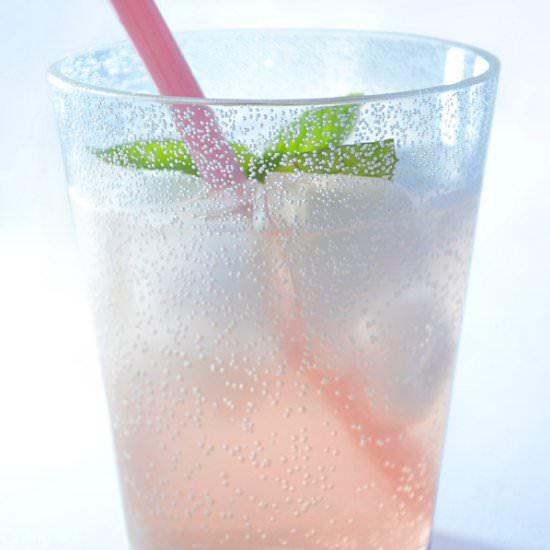 Peach Prosecco Spritzer - Recipe photo by ItalianKiwi