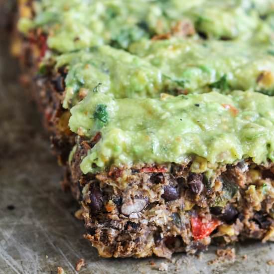 Meatless Black Bean Meatloaf - Recipe photo by ambitiouskitchen
