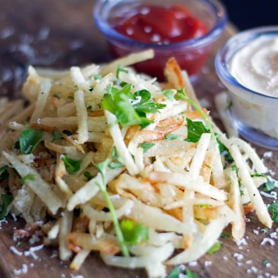 Truffle Parmesan French Fries - Recipe photo by cookingdivine