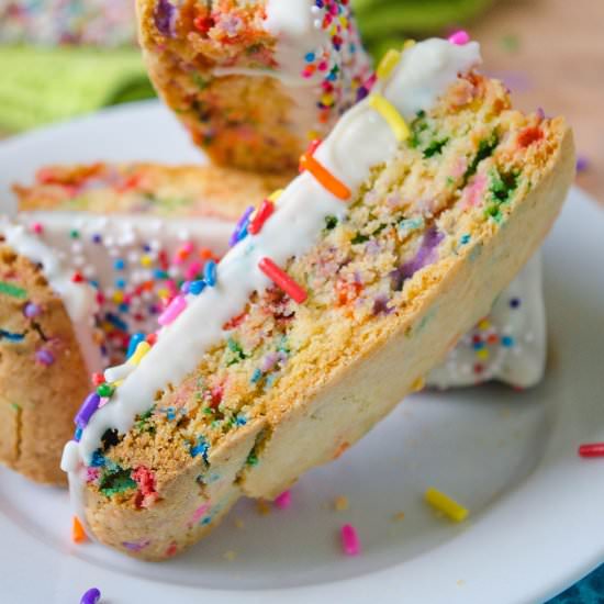 Funfetti Biscotti - Recipe photo by freshaprilflours