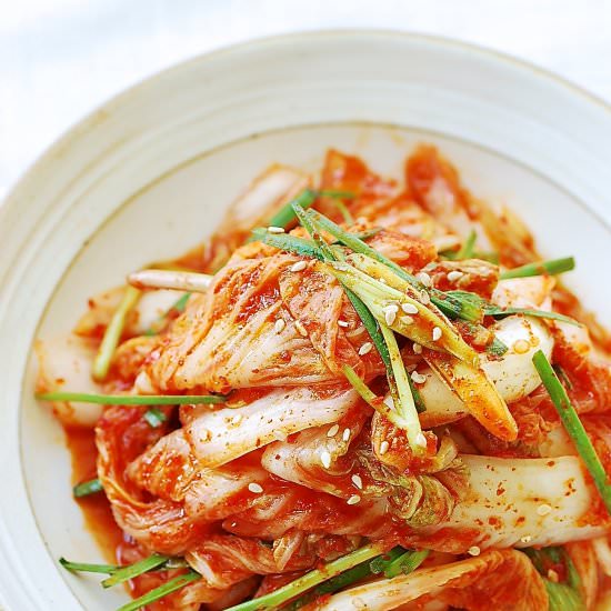 Fresh kimchi - Recipe photo by hyosunro