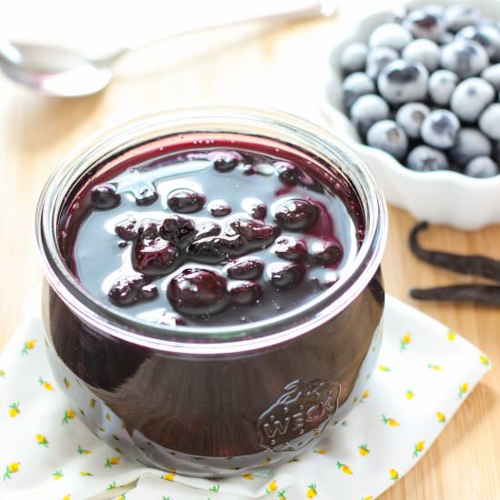 Blueberry Sauce - Recipe photo by Purely Katie