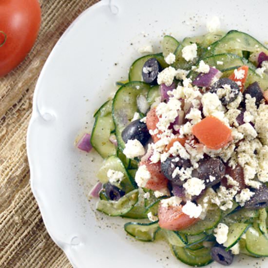Spiralized Greek Pasta - Recipe photo by thelittlepine
