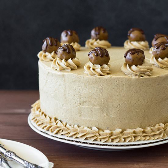 Chocolate Chip Cookie Dough Cake - Recipe photo by brighteyedbaker