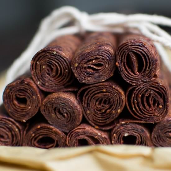 Super Food Fruit Roll-Ups - Recipe photo by ediblyeducated
