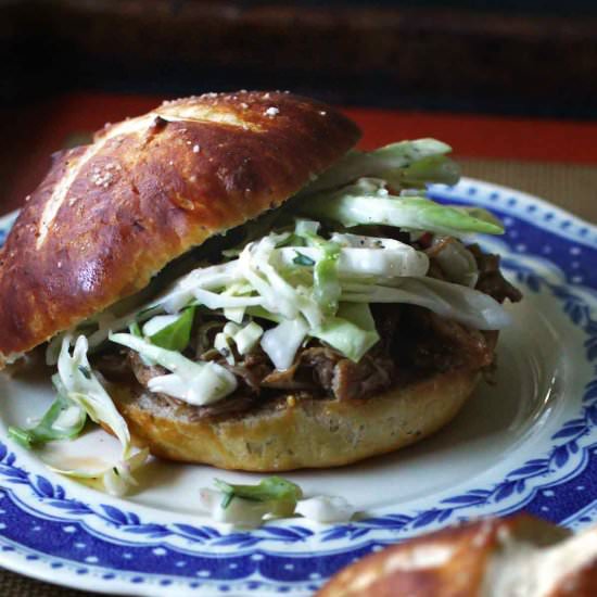 Creamy Buttermilk Coleslaw - Recipe photo by Recipe Fiction