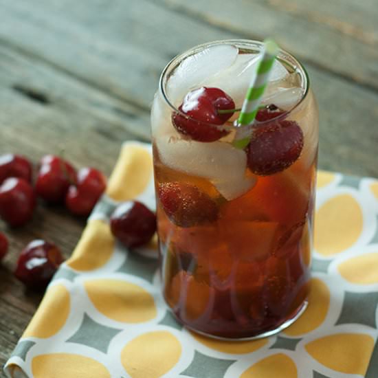 Cherry Watermelon Beer Cocktail - Recipe photo by HiddenFruitsAndVeggies
