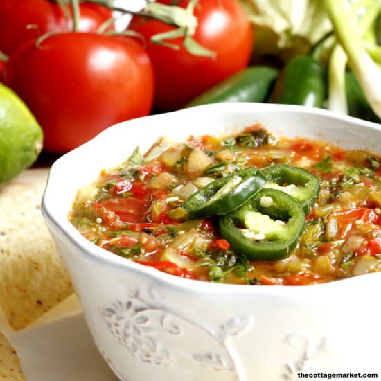 Restaurant Style Salsa - Recipe photo by TheCottageMarket