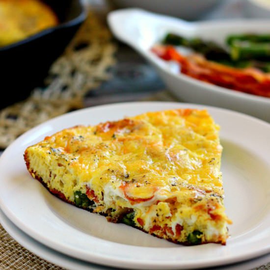 Asparagus and Bacon Frittata - Recipe photo by pumpkinnspice