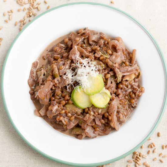 Wheat Berry Risotto - Recipe photo by prairiecalifornian
