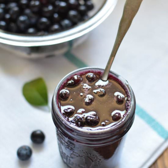 Blueberry Simple Syrup - Recipe photo by SprinkledWithJules