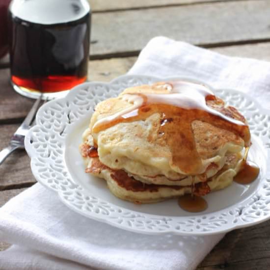 Sweet Cheddar Pancakes - Recipe photo by FoodBabbles