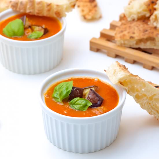 Eggplant and Tomato Soup - Recipe photo by DarkoKontin