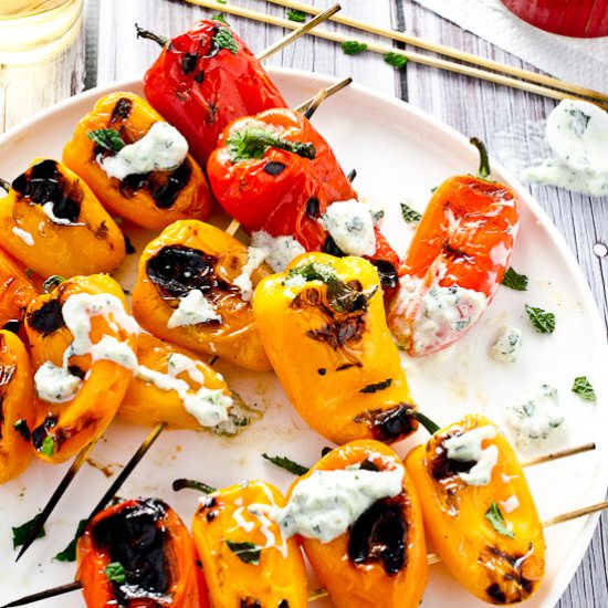 Grilled Mini Peppers - Recipe photo by The Endless Meal