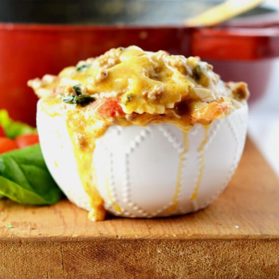 Bacon Cheeseburger Skillet - Recipe photo by Simple Hacks Living