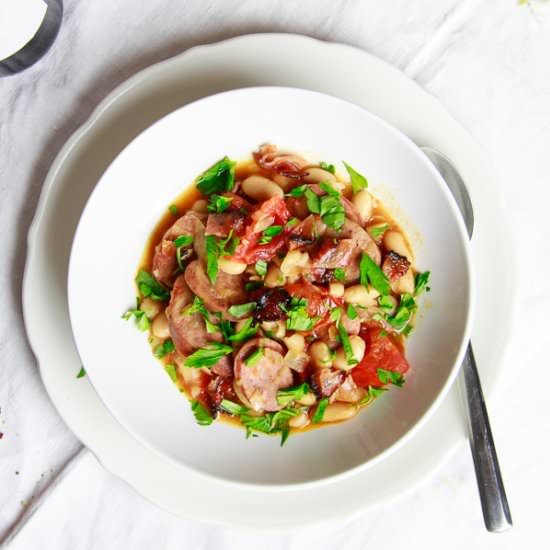 Chicken Sausage White Beans Stew - Recipe photo by GlamorousBite