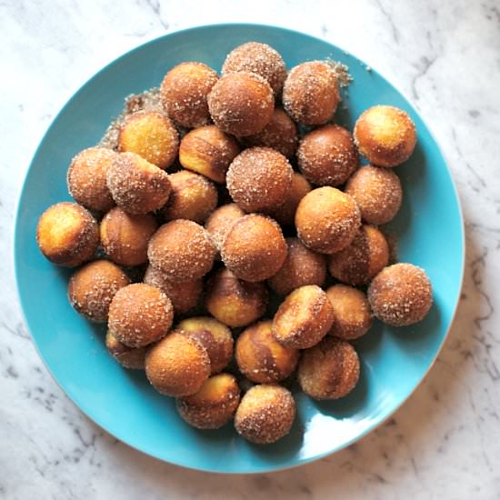 Nutella Filled Donut Holes - Recipe photo by Patchworkcactus