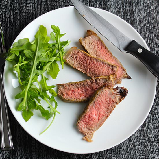 NY Strip Steak with Spice Rub - Recipe photo by Cooking Chat