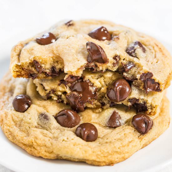 Soft & Chewy Choc Chip Cookies - Recipe photo by Averie