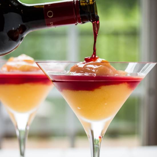 Peach Bellini - Recipe photo by Cooks With Cocktails